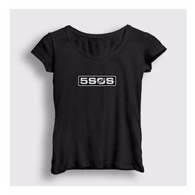 Presmono Beyaz 5 Seconds Of Summer Kadın T-Shirt