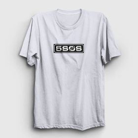 Presmono Beyaz 5 Seconds Of Summer Kadın T-Shirt