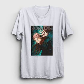 Presmono Beyaz Anime Jujutsu Kaisen Kadın T-Shirt
