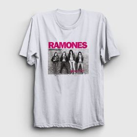 Presmono Beyaz Anthology Ramones Kadın T-Shirt