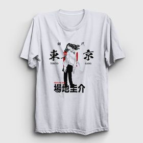 Presmono Beyaz Baji Anime Tokyo Revengers Kadın T-Shirt