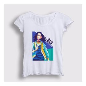 Presmono Beyaz Baji V2 Anime Tokyo Revengers Kadın T-Shirt