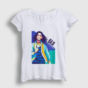 Presmono Beyaz Baji V2 Anime Tokyo Revengers Kadın T-Shirt