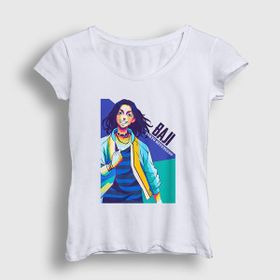 Presmono Beyaz Baji V2 Anime Tokyo Revengers Kadın T-Shirt