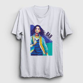 Presmono Beyaz Baji V2 Anime Tokyo Revengers Kadın T-Shirt