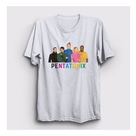 Presmono Beyaz Band Pentatonix Unisex T-Shirt
