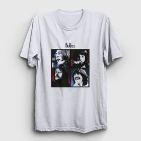 Presmono Beyaz Band The Beatles Kadın T-Shirt