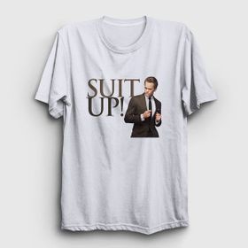 Presmono Beyaz Barney How I Met Your Mother Kadın T-Shirt