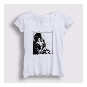 Presmono Beyaz Chrollo Lucilfer V3 Anime Hunter X Hunter Kadın T-Shirt
