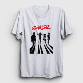 Presmono Beyaz Clockwork Orange Gorillaz Unisex T-Shirt