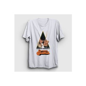Presmono Beyaz Cover Film Otomatik Portakal A Clockwork Orange Unisex T-shirt