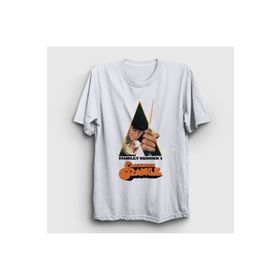 Presmono Beyaz Cover Film Otomatik Portakal A Clockwork Orange Unisex T-shirt