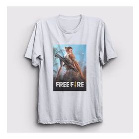 Presmono Beyaz Cover Free Fire Unisex T-Shirt