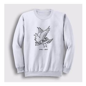 Presmono Beyaz Cry Baby Lil Peep Unisex Sweatshirt