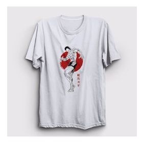 Presmono Beyaz Fighter Anime Hanma Baki Unisex T-Shirt