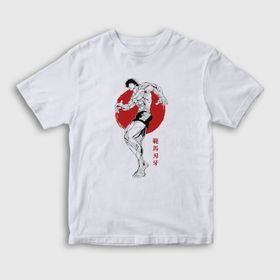Presmono Beyaz Fighter Anime Hanma Baki Unisex T-Shirt