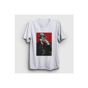 Presmono Beyaz Gangsta The Notorious Bıg Unisex T-Shirt
