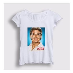 Presmono Beyaz Good Dexter Kadın T-Shirt
