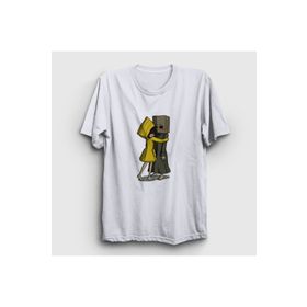 Presmono Beyaz Hug Little Nightmares Unisex T-shirt