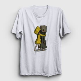 Presmono Beyaz Hug Little Nightmares Unisex T-shirt