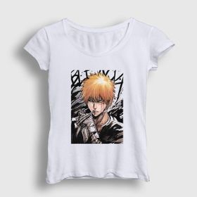 Presmono Beyaz Ichigo Anime Bleach Kadın T-Shirt