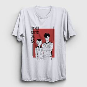 Presmono Beyaz Kuroken Voleybol High Anime Haikyu Unisex T-shirt