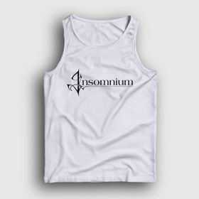 Presmono Beyaz Logo Insomnium Erkek Atlet
