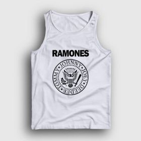 Presmono Beyaz Logo Ramones Erkek Atlet