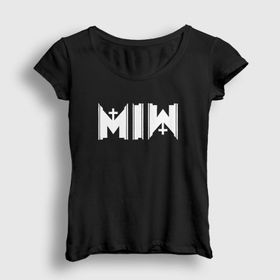 Presmono Beyaz Miw Motionless In White Kadın T-Shirt