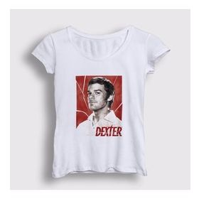 Presmono Beyaz Morgan Dexter Kadın T-Shirt