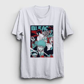 Presmono Beyaz Poster Anime Bleach Unisex T-Shirt