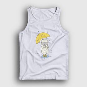Presmono Beyaz Sheep And Rain Kuzu Kadın T-Shirt