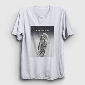 Presmono Beyaz Sky Eminem Erkek T-Shirt