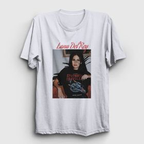 Presmono Beyaz Space Lana Del Rey Erkek T-Shirt