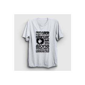 Presmono Beyaz Stranger The Doors Unisex T-Shirt