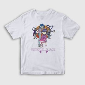 Presmono Beyaz Sun Gorillaz Unisex T-Shirt