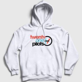 Presmono Beyaz Twenty One Pilots Unisex Sweatshirt