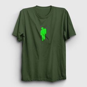 Presmono Blohsh Billie Eilish Sarı Unisex T-Shirt