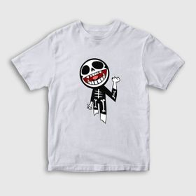 Presmono Bonesy Gorillaz Beyaz Unisex T-Shirt