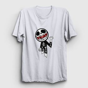 Presmono Bonesy Gorillaz Beyaz Unisex T-Shirt