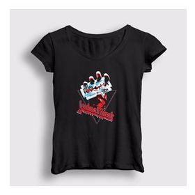 Presmono British Judas Priest Kadın T-shirt
