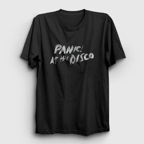 Presmono Brush Panica At the Disco Beyaz Unisex T-Shirt