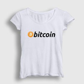 Presmono Btc Bitcoin Beyaz Unisex T-Shirt