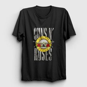 Presmono Bullet Guns N' Roses Siyah Unisex T-Shirt