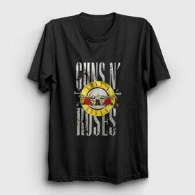 Presmono Bullet Guns N' Roses Siyah Unisex T-Shirt