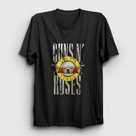 Presmono Bullet Guns N' Roses Siyah Unisex T-Shirt