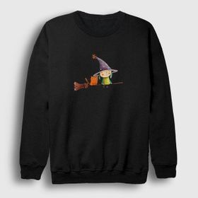 Presmono Cat and Witch Kedi Siyah Unisex T-Shirt
