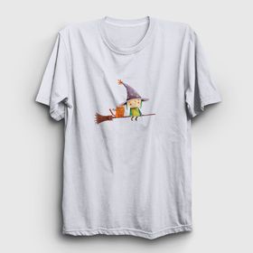 Presmono Cat And Witch Kedi Unisex T-shirt