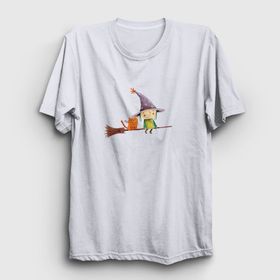 Presmono Cat And Witch Kedi Unisex T-shirt
