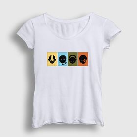 Presmono Chars Anime Avatar The Last Airbender Kadın T-shirt